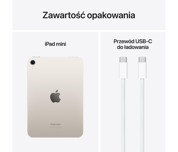 APPLE iPad Mini 2024 Wi-Fi 512GB - Starlight (MYH23HC/A) - 1288387 - zdjęcie 9